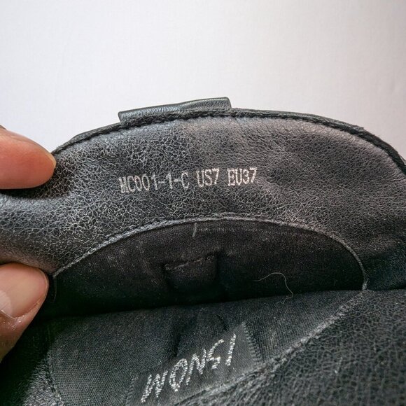 ISNOM Cowgirl Embroidered, Pointed Toe, Chunky Heel Boots Size 7 - Picture 13 of 14